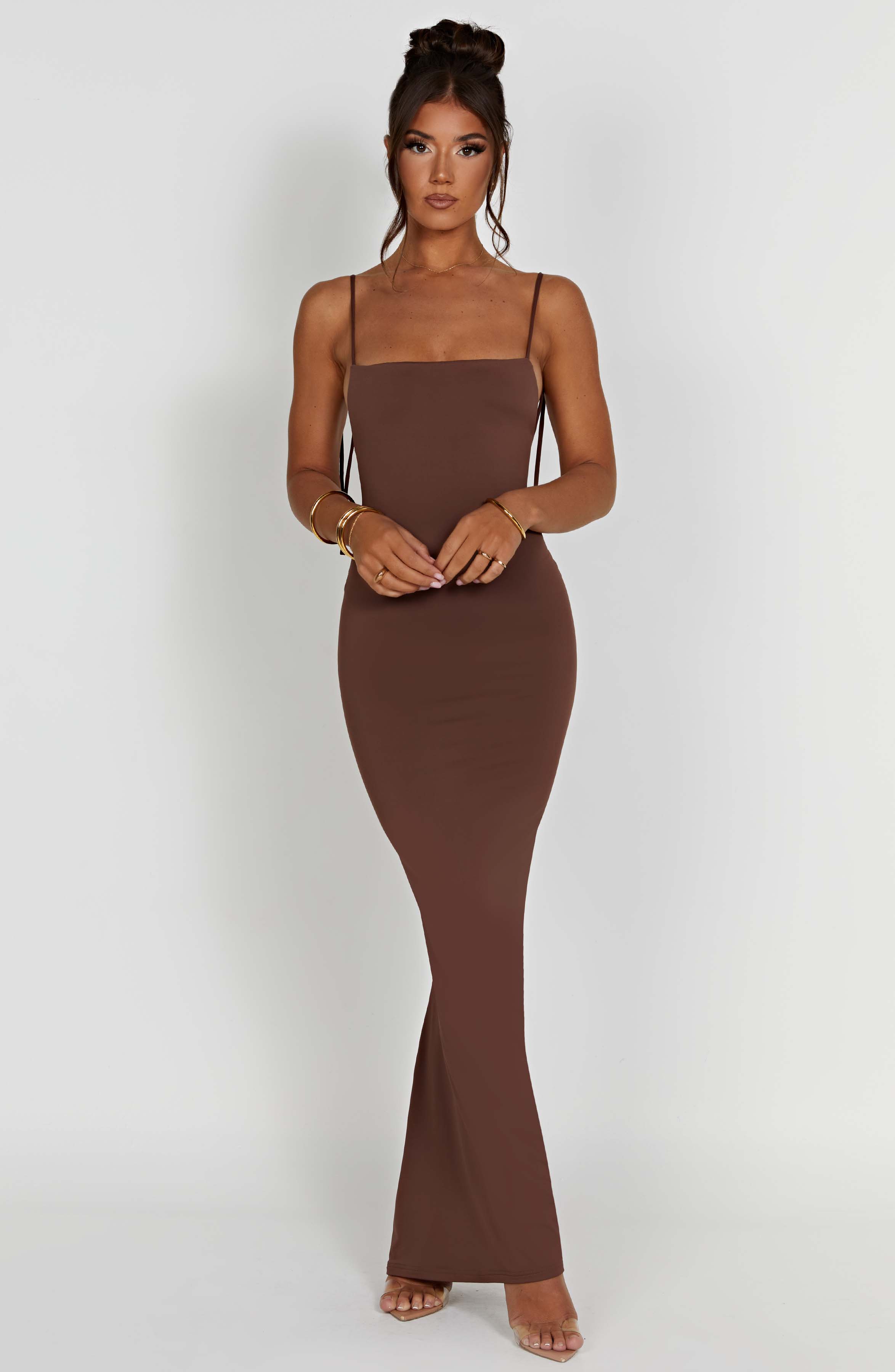Sanya Maxikleid - Schokolade