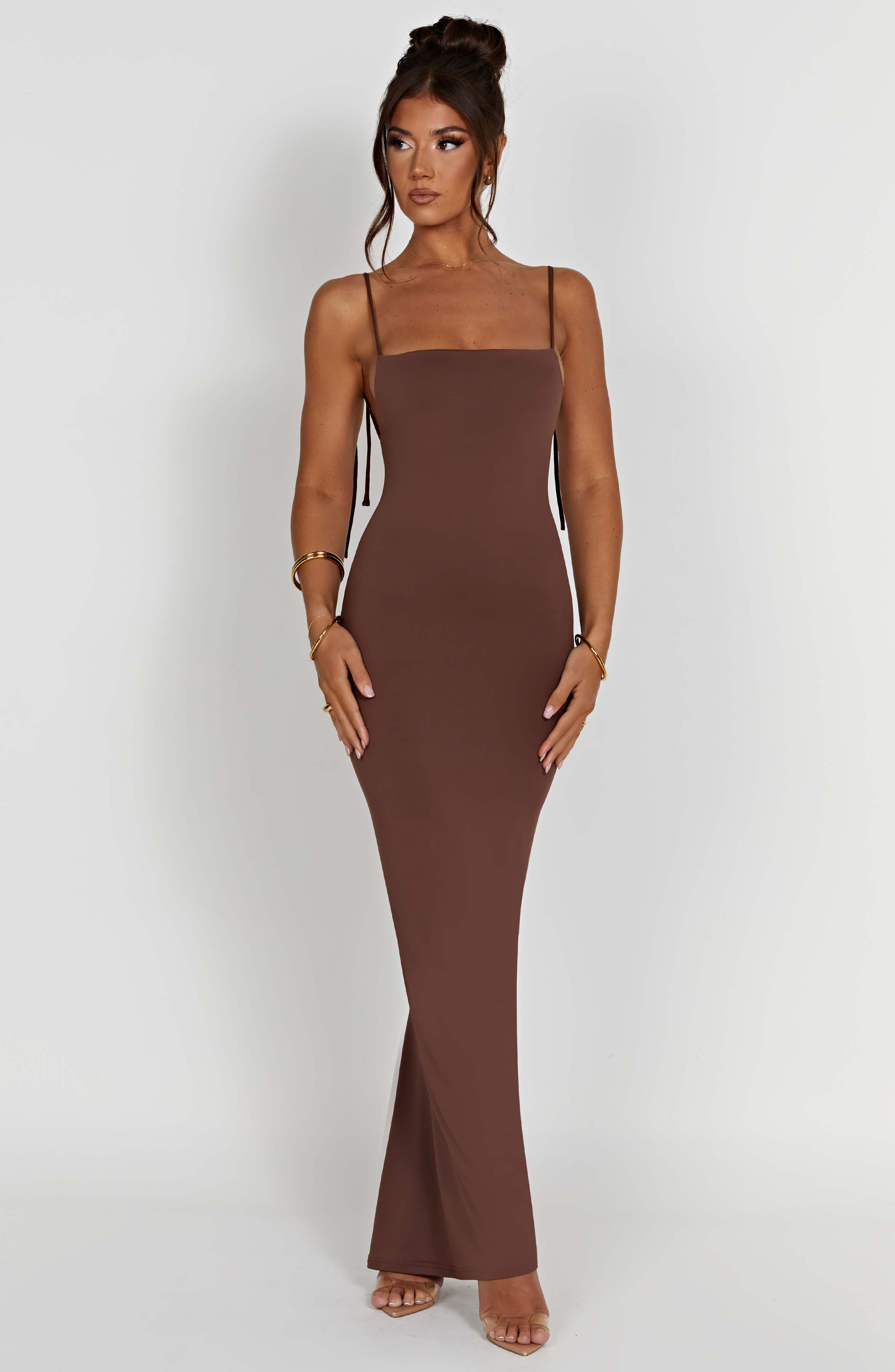 Sanya Maxikleid - Schokolade