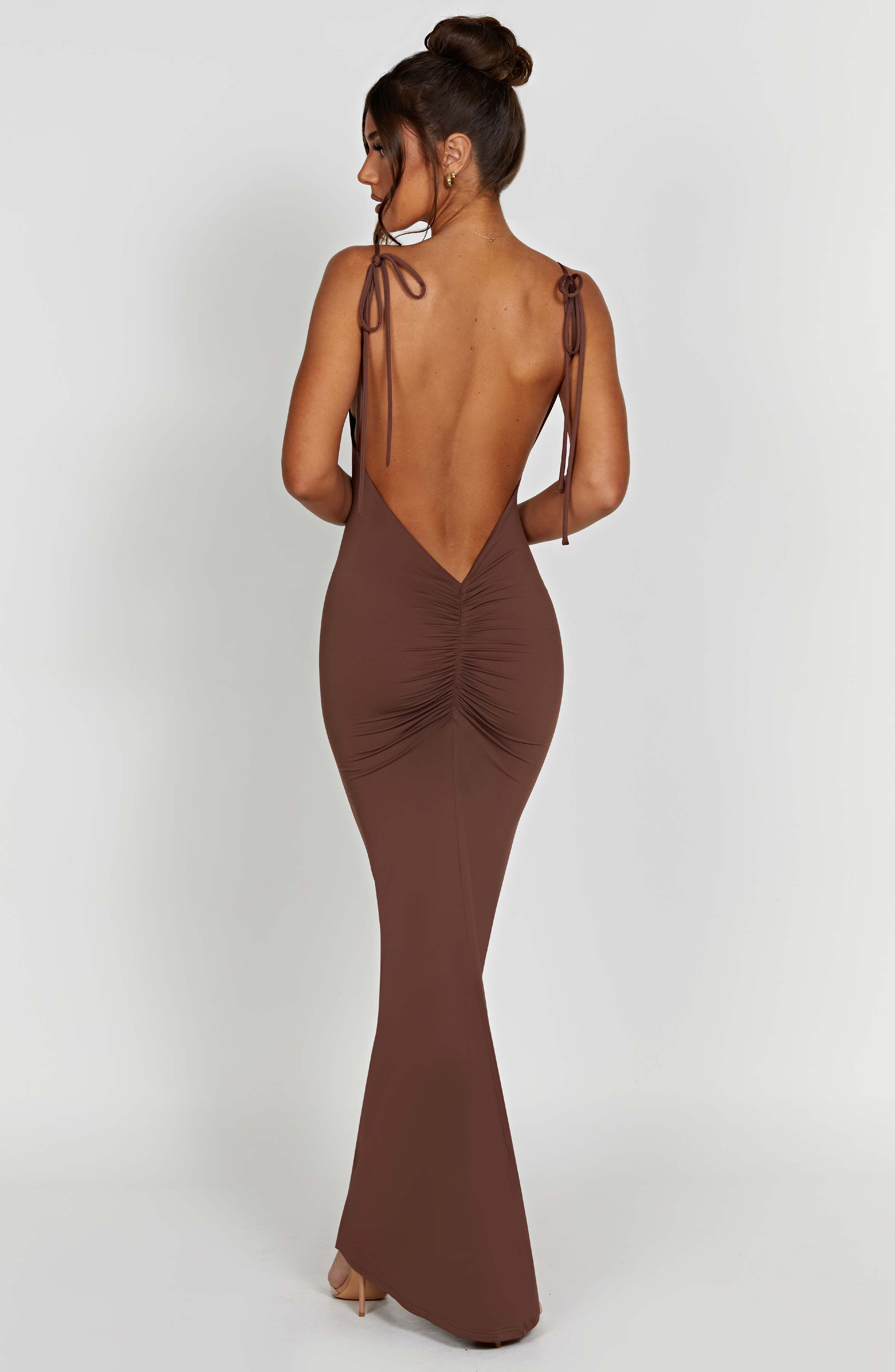 Sanya Maxikleid - Schokolade