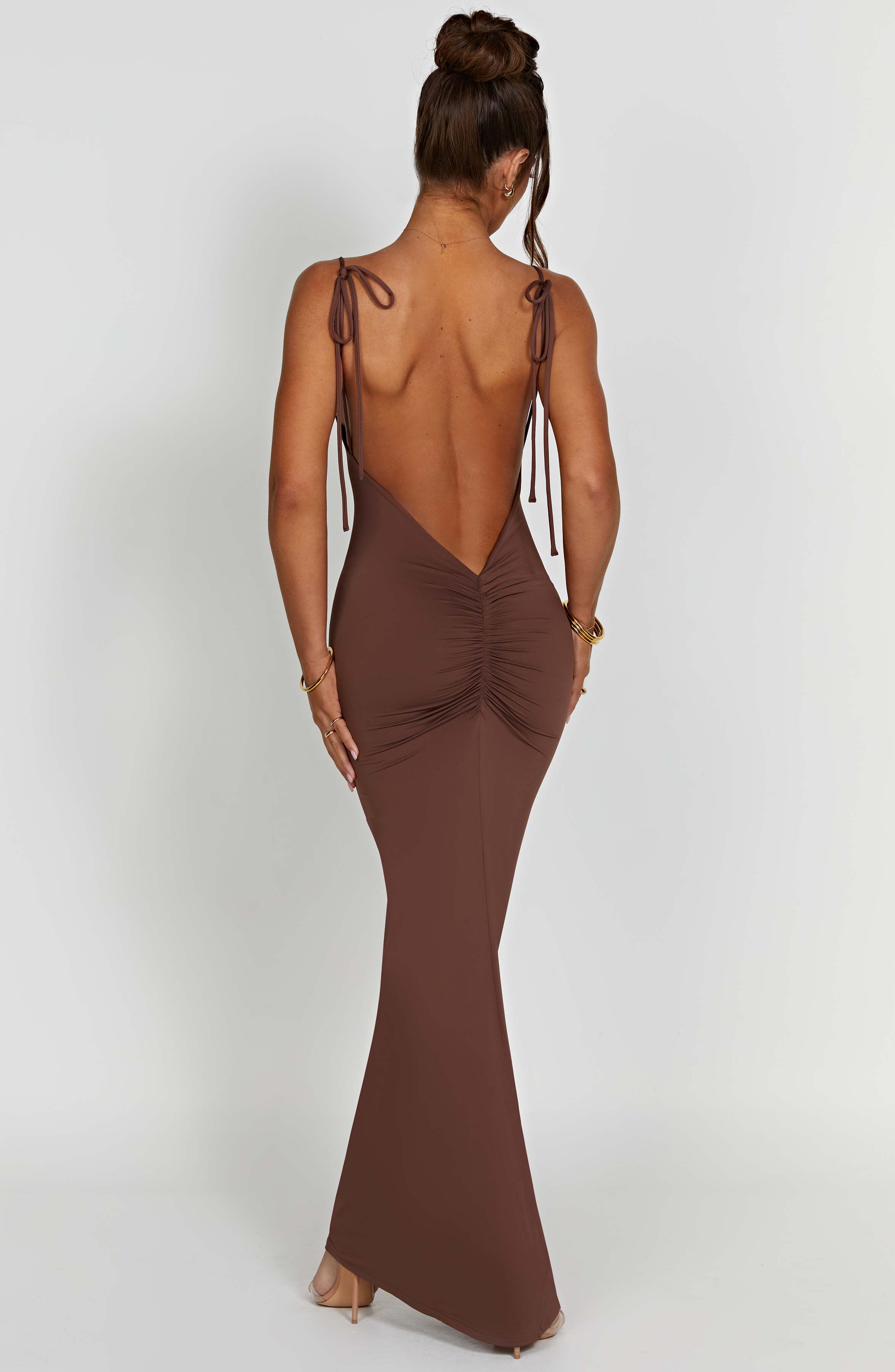 Sanya Maxikleid - Schokolade
