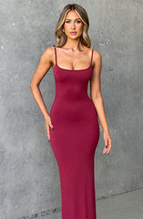 Saskia Maxikleid - Kirsche