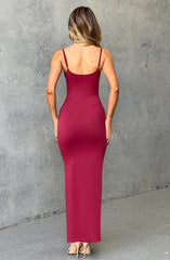 Saskia Maxikleid - Kirsche