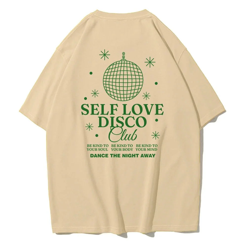 Self Love Creativity Print Cotton T-Shirt