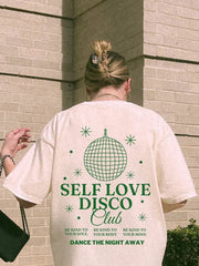 Self Love Creativity Print Cotton T-Shirt