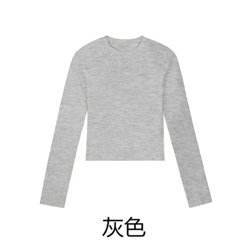Sexy Cropped Cotton T-Shirt
