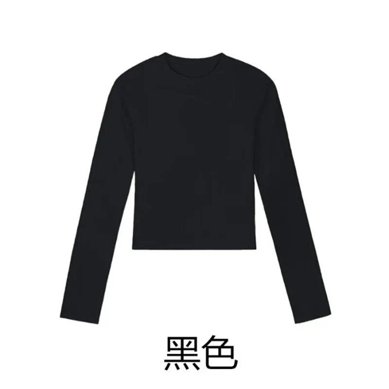 Sexy Cropped Cotton T-Shirt