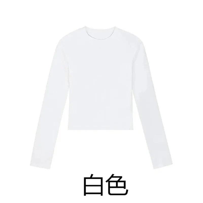 Sexy Cropped Cotton T-Shirt