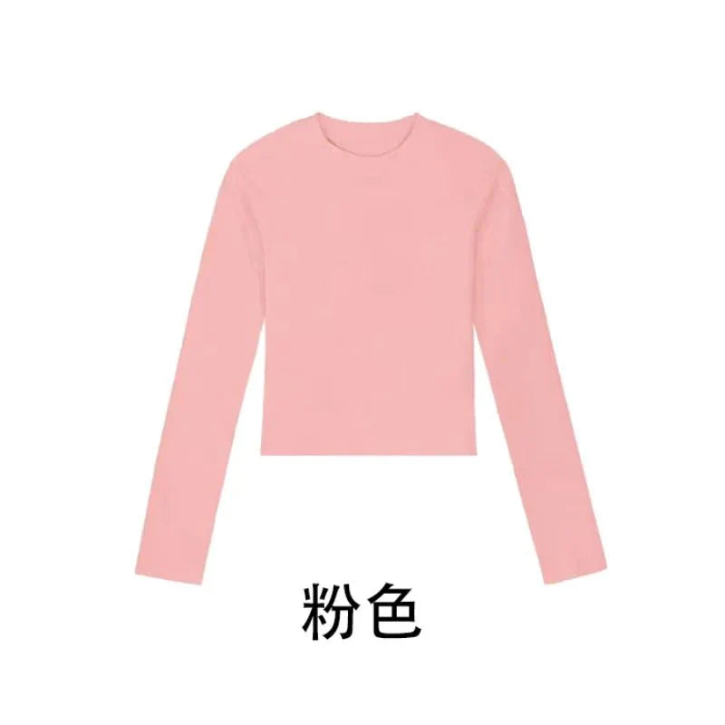 Sexy Cropped Cotton T-Shirt