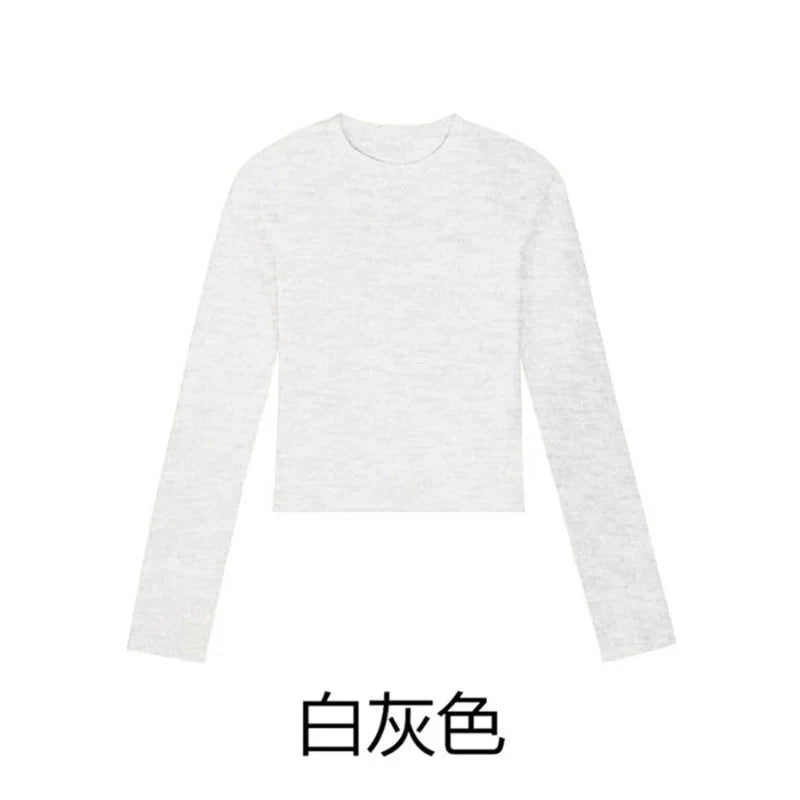 Sexy Cropped Cotton T-Shirt