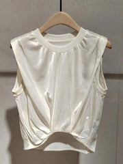 Slim Short Sleeveless Pullover Tank Top