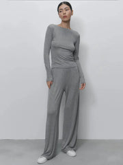 Soft Loose Sets High Waist Dress