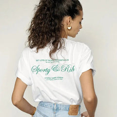 Sport Make You Health Retro Style White T-Shirt