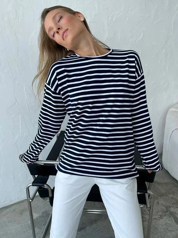 Striped Long Sleeve T-Shirt