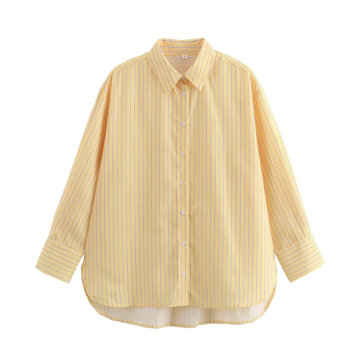 Striped Summer Button-Up Top