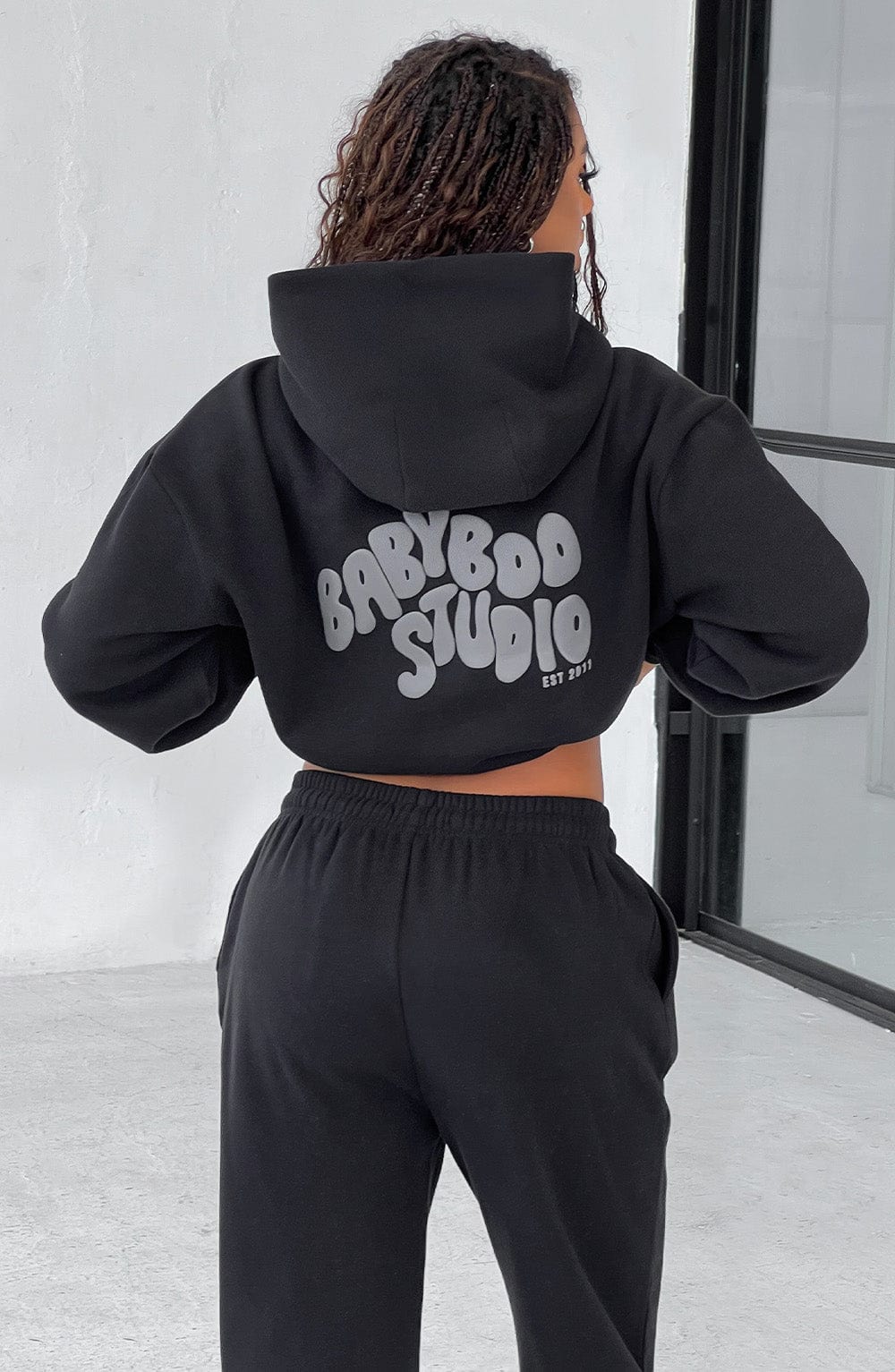 Studio Hoodie - Black/Charcoal