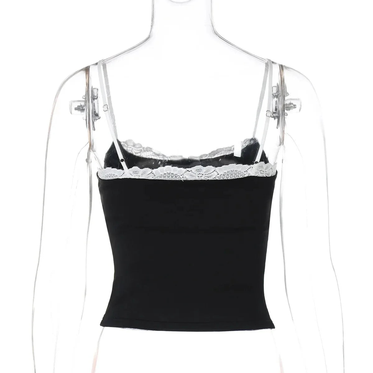 Summer Lace Sleeveless Crop Top