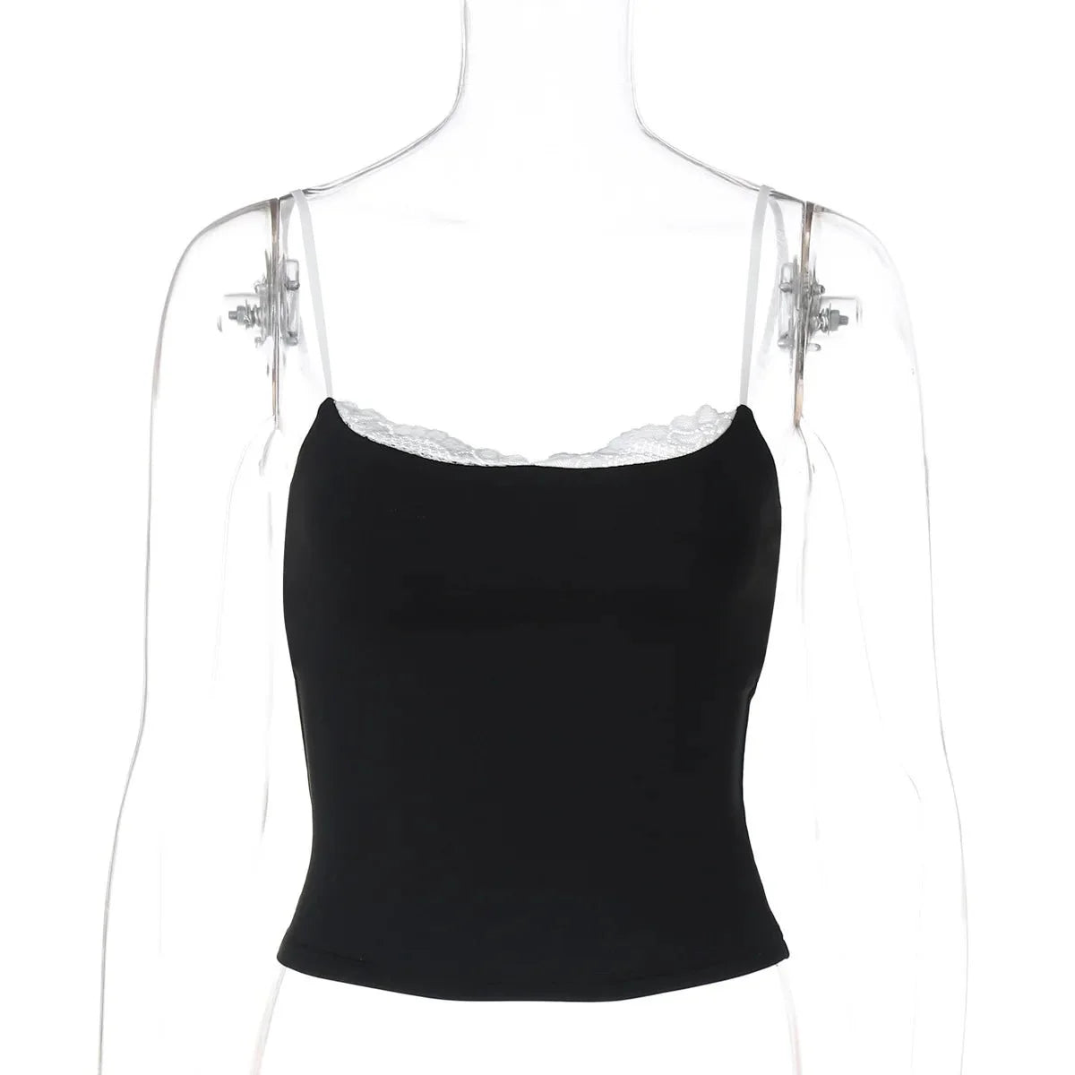 Summer Lace Sleeveless Crop Top