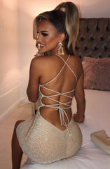 Tati Minikleid – Goldglitzer