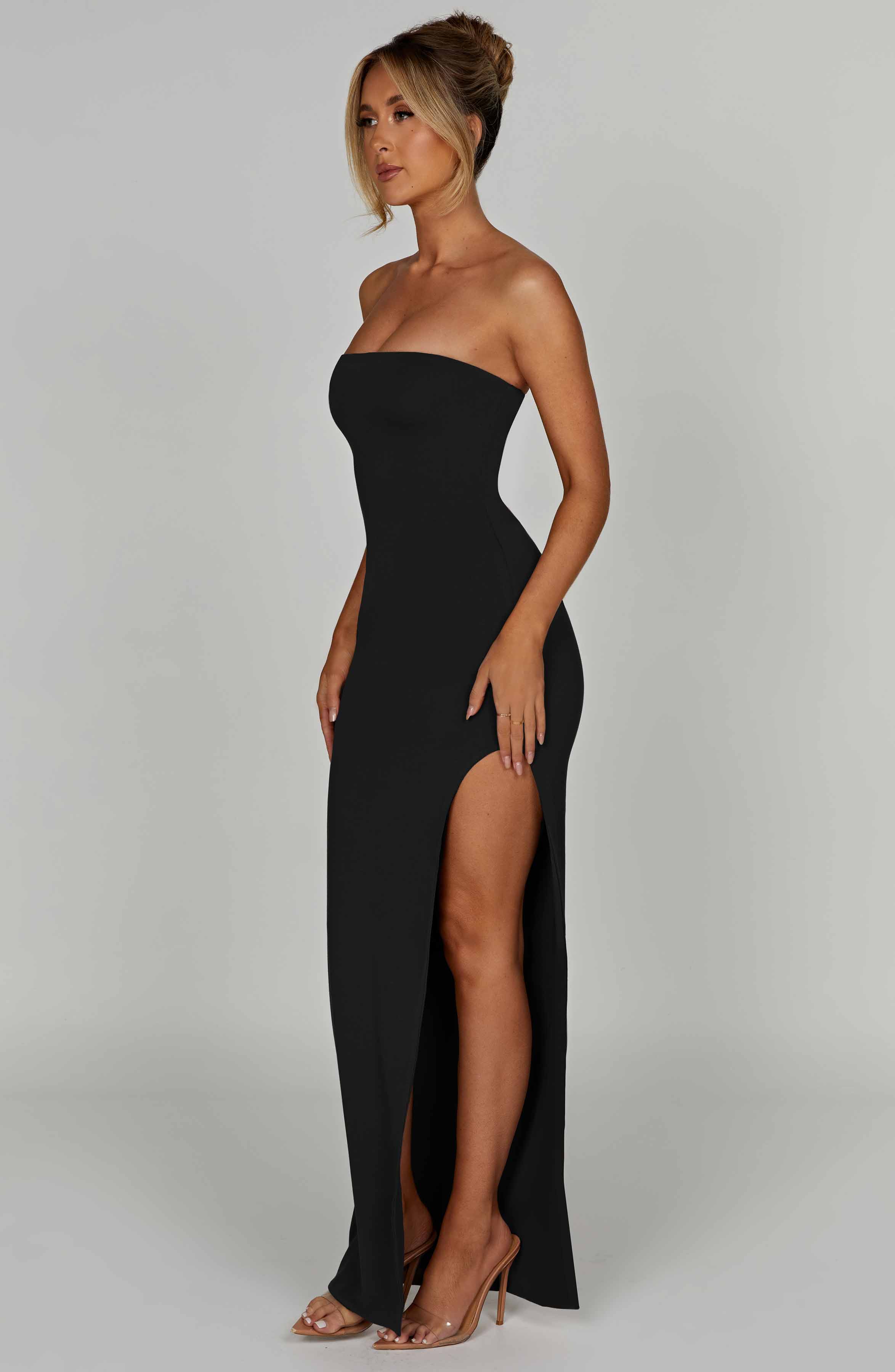 Teyana Maxikleid - Schwarz