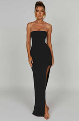 Teyana Maxikleid - Schwarz
