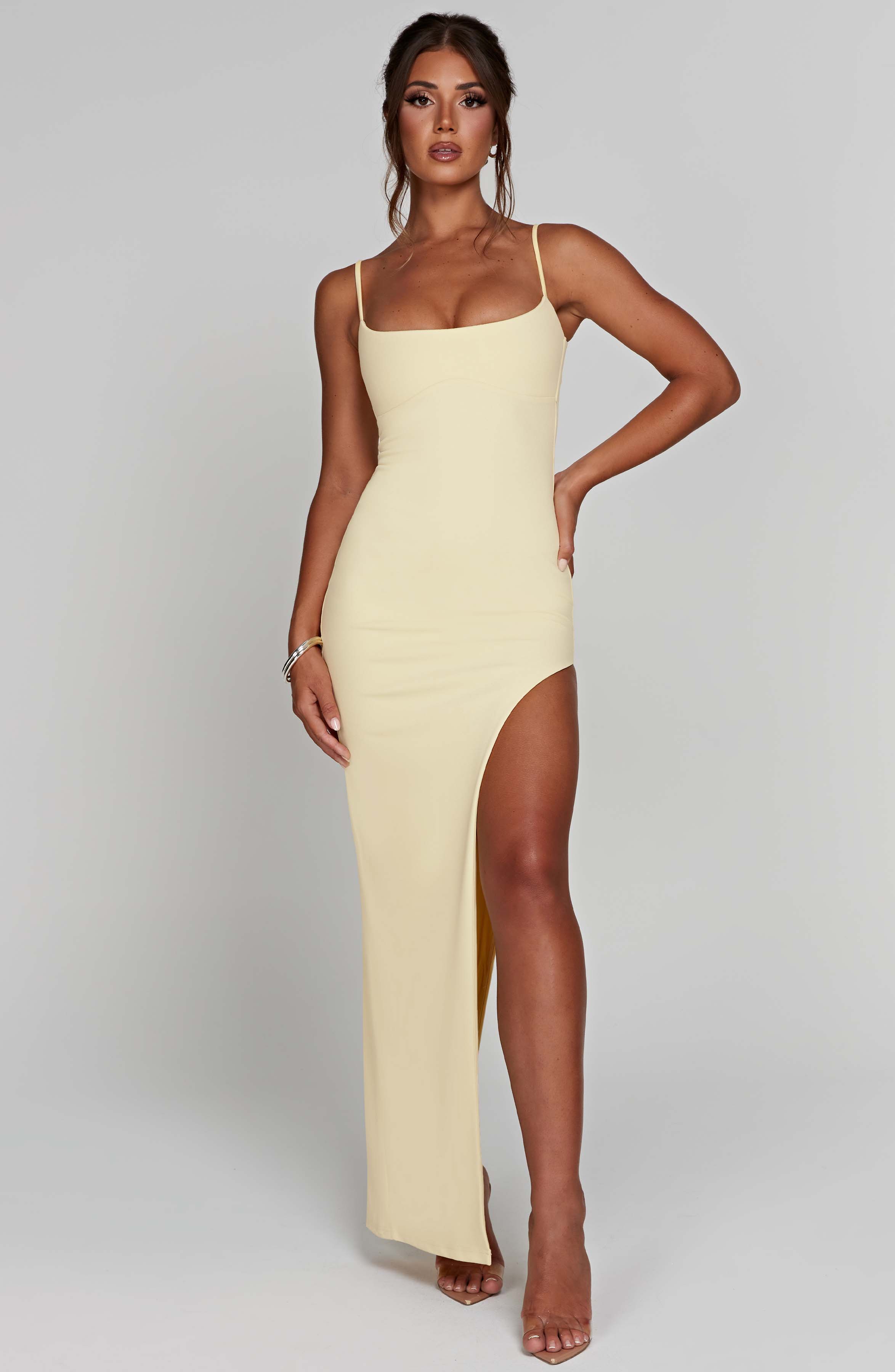Tiarne Maxikleid - Zitronengelb