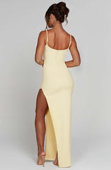 Tiarne Maxikleid - Zitronengelb
