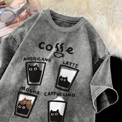 Trendy Cat Couple T-Shirt