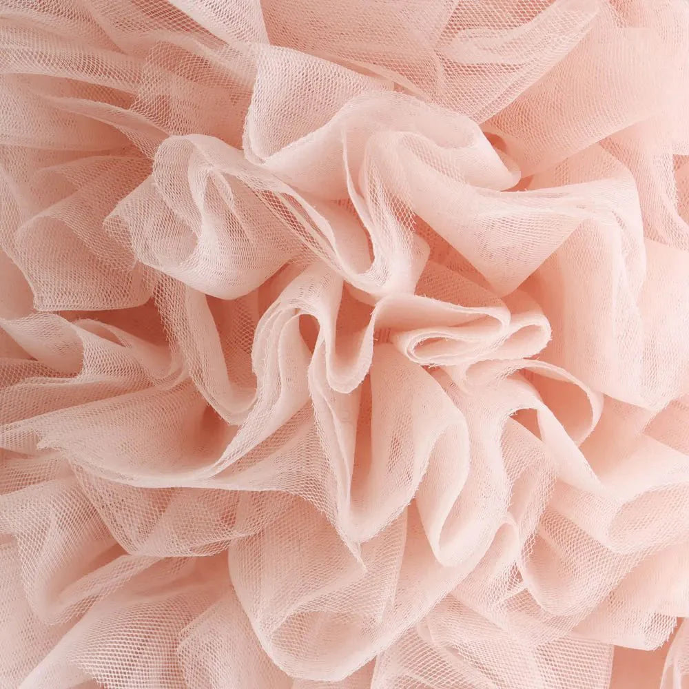 Tulle Pleated Cropped Bustier Camisole