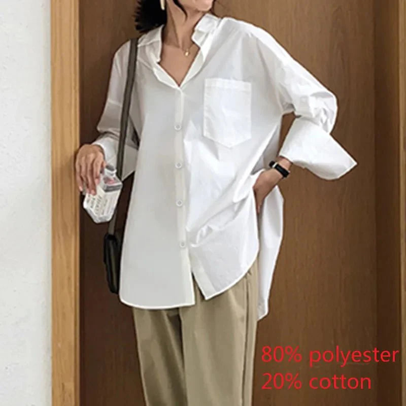 Tunic Tops Long Sleeve Plain Shirts