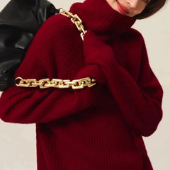 Turtleneck Loose Sweater