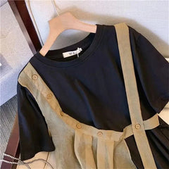 Unique Layer Top Irregular T Shirts