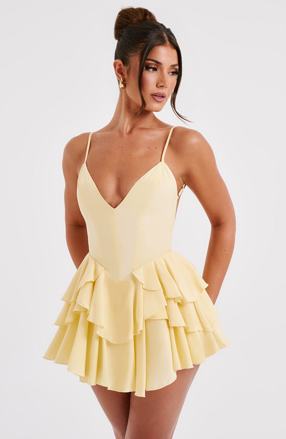 Veena Playsuit - Lemon