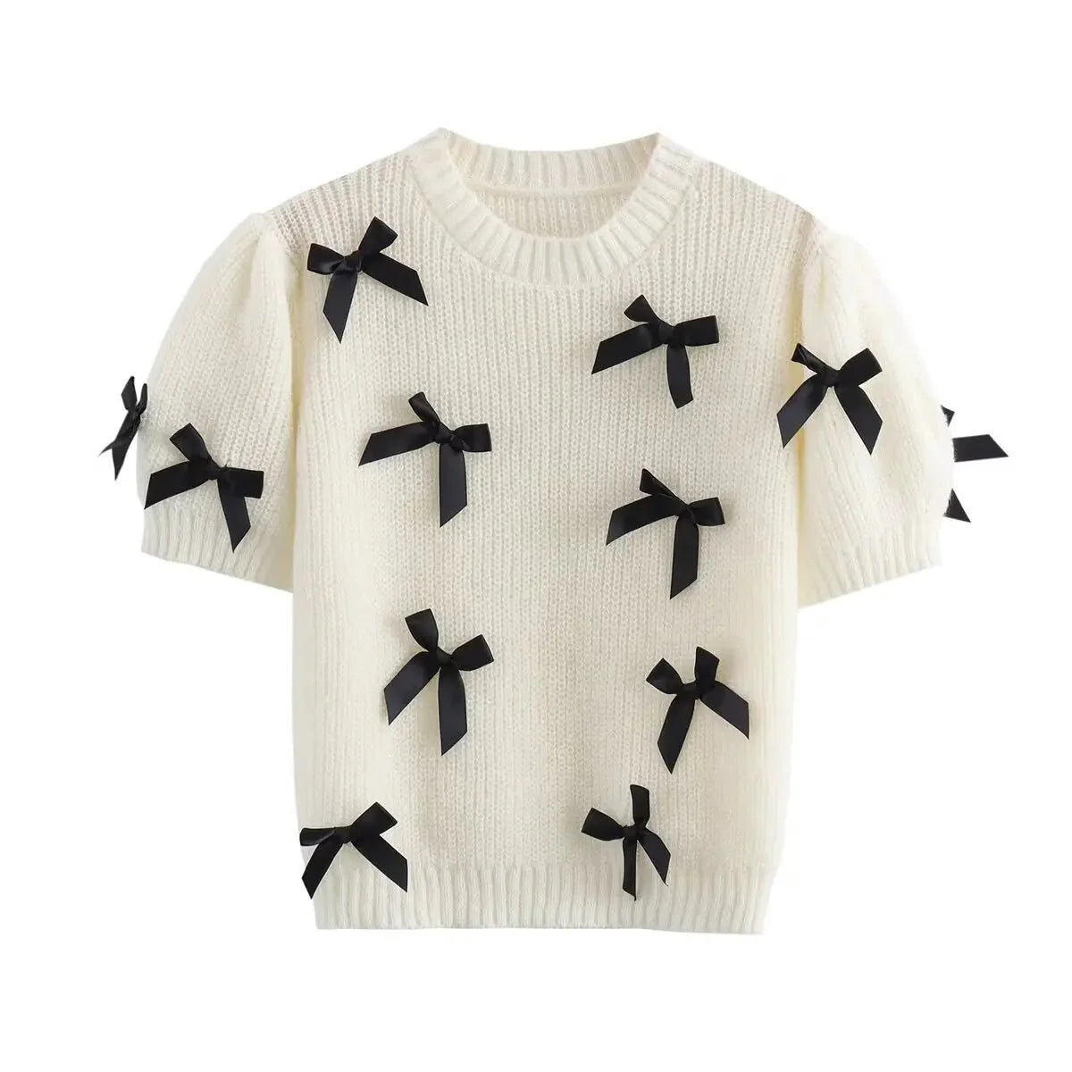 Versatile Round Neck Top Short Sleeves
