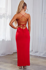 Victoria Maxi Dress - Red