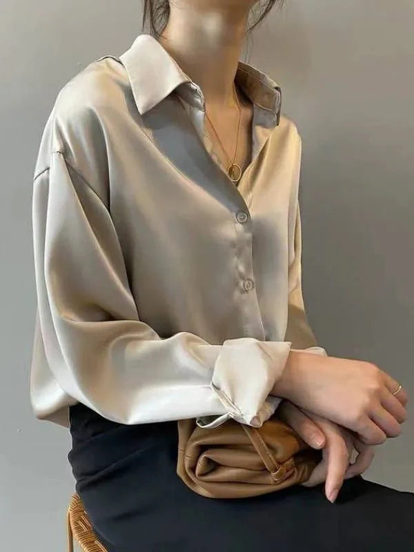 Vintage Long Sleeves Blouse Shirt
