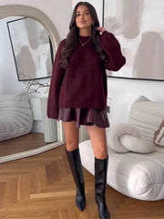 Vintage Red Knit Sweater