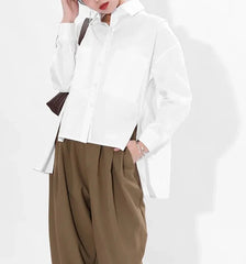 White Long Sleeves Fashion Shirts