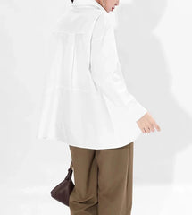 White Long Sleeves Fashion Shirts
