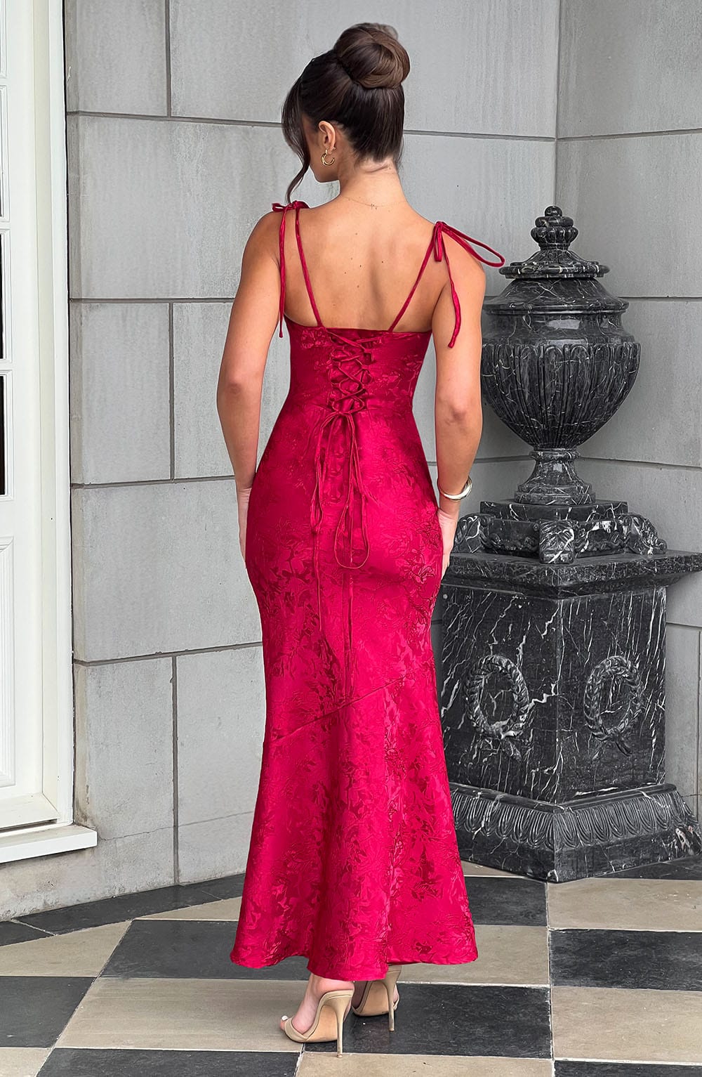 Whitney Maxikleid - Rot