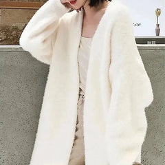 Fluffy Knit Cardigan