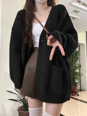 Long Knit Cardigan