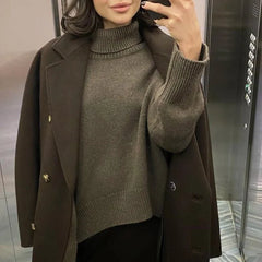 Women's Turtleneck Cashmere Sweater