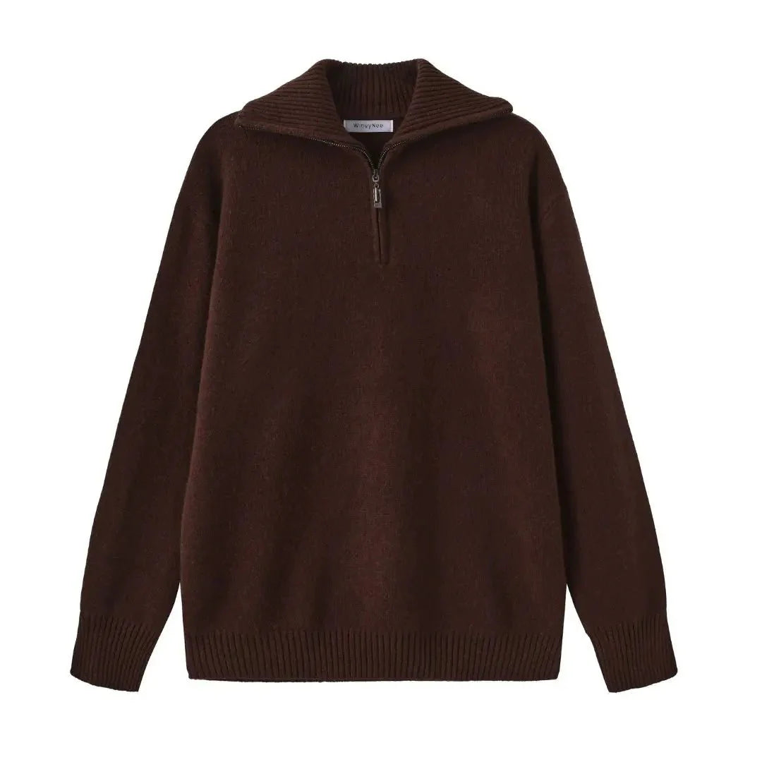 Wool Half-Zip Sweater