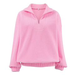 Zipper Pullover Sweater