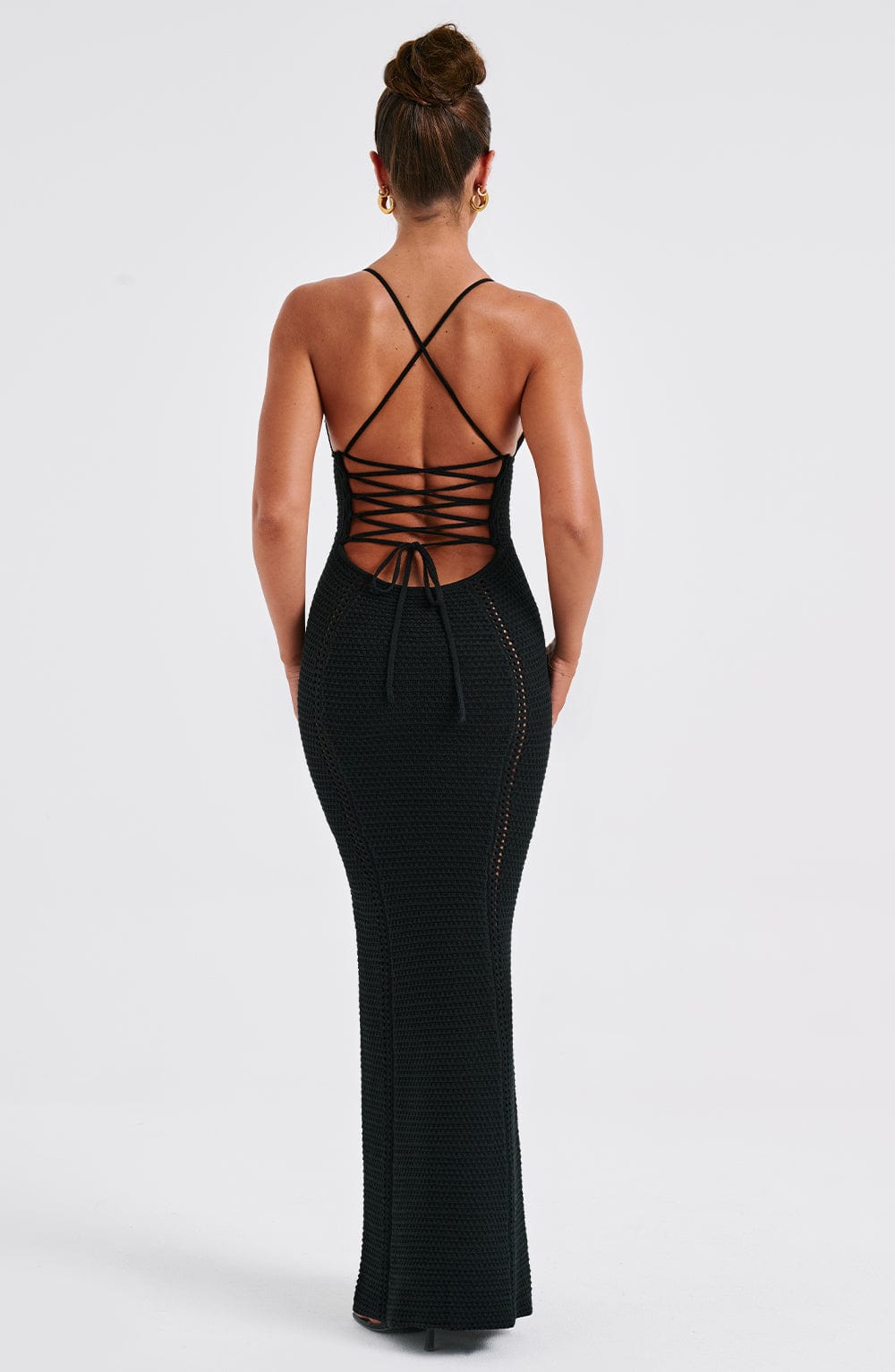 Xanthe Maxikleid - Schwarz