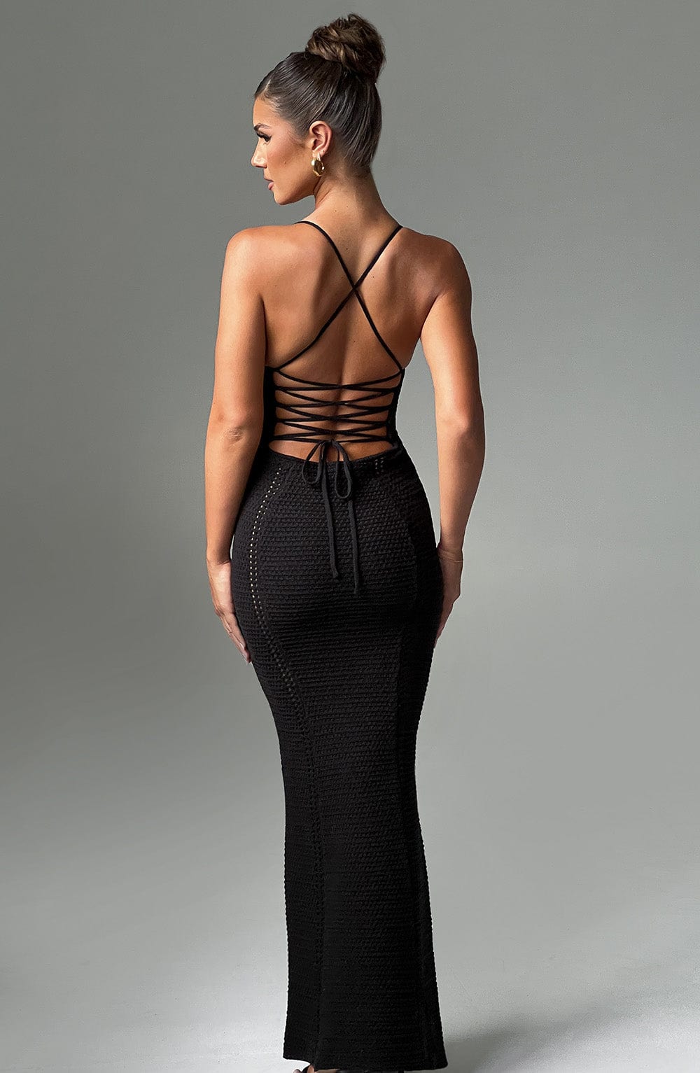 Xanthe Maxikleid - Schwarz