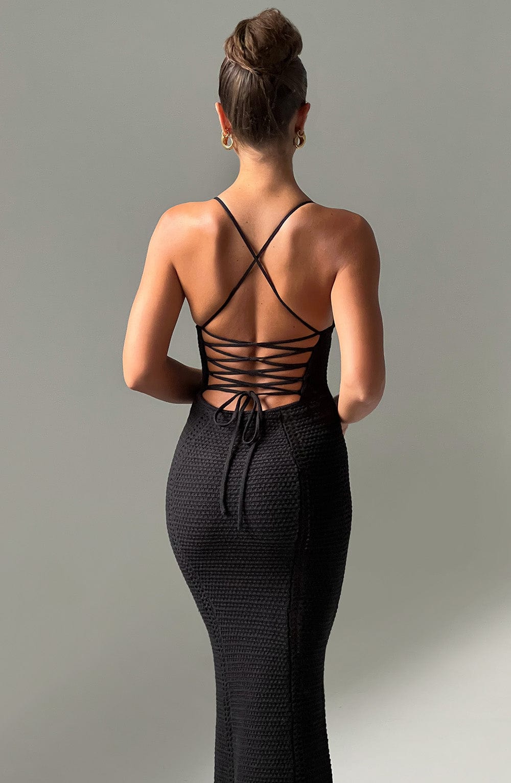 Xanthe Maxikleid - Schwarz