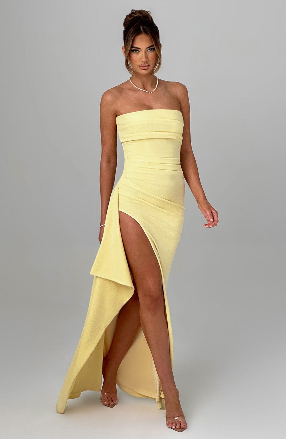 Zafira Maxikleid - Zitronengelb