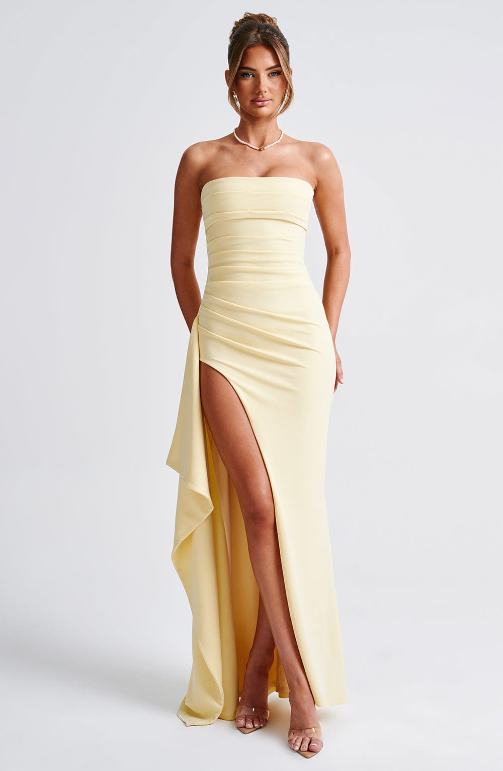 Zafira Maxikleid - Zitronengelb